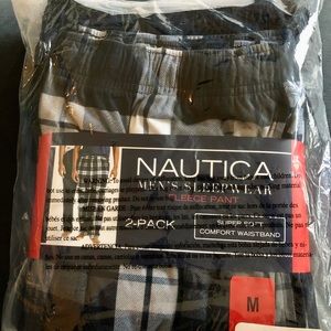 NAUTICA Men’s 2 Pack Super Soft Sleep Pants NEW in package! Size: Medium